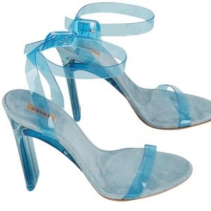 yeezy blue heels